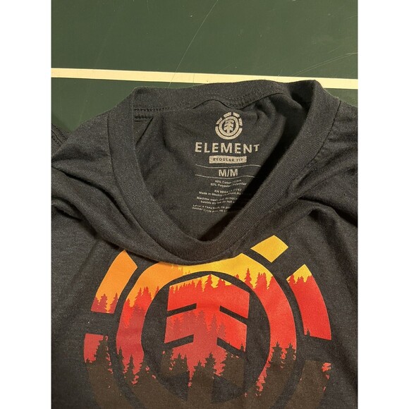 Element Skateboarding Graphic Logo T-Shirt MEDIUM Multicolor Skater Grunge - Picture 3 of 6